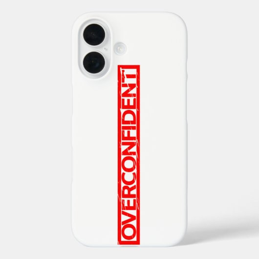 Stempel overvol Case-Mate iPhone case (Achterkant)