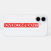 Stempel overvol iPhone 16 hoesje (Achterkant horizontaal)