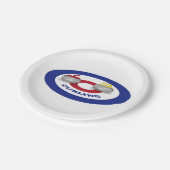 Stempel Papieren Bordje (Gekanteld)