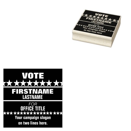 Stempel politieke campagne (Gestempeld)