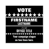 Stempel politieke campagne (Afrduk)