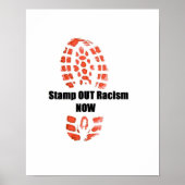 Stempel racisme uit poster (Voorkant)