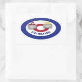 Stempel Rechthoekige Sticker (Tas)