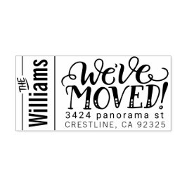 Stempel retouradres We hebben verplaatst, nieuw ad