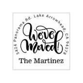 Stempel retouradres We hebben verplaatst, nieuw ad (Afrduk)