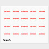 Stempel Ronde Sticker (Vel)