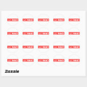 stempel ronde sticker (Vel)