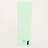 Stempel roze of munt, Zen Kitten Yogamat (Achterkant)