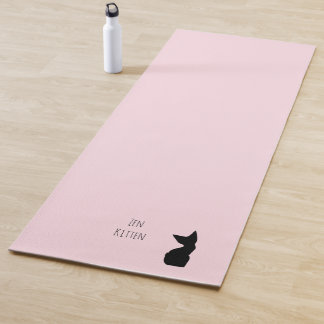 Stempel roze of munt, Zen Kitten Yogamat
