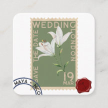 Stempel RSVP Behuizing Kaart