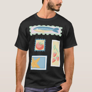 Stempel Stijl Pastel Designs T-shirt