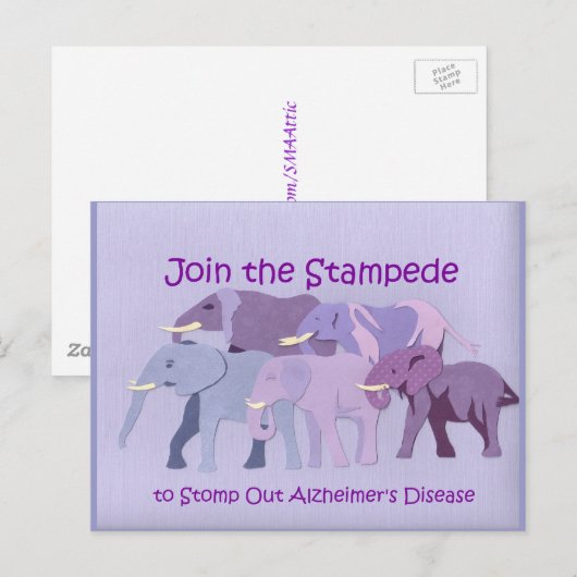 Stempel uit Alzheimer Briefkaart (Voorkant / Achterkant)