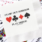 Stempel uit Boredom Play Bridge 4 Card Suits Advic Servet