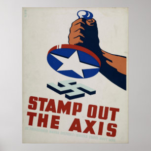 Stempel uit de asWPA Vintage Poster