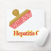 Stempel uit Hepatitis C Muismat (Met muis)