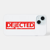 Stempel uitgeworpen iPhone 15 case (Achterkant horizontaal)