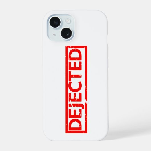 Stempel uitgeworpen iPhone 15 case (Achterkant)