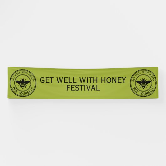 Stempel - UW TEKST - BEE 1 - Fan Fun Spandoek (Horizontaal)