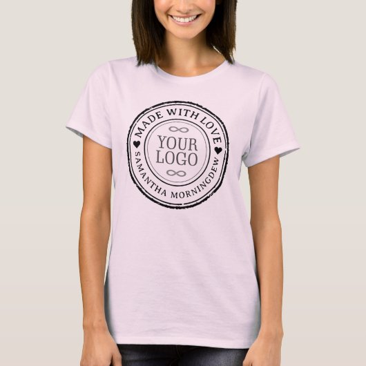 Stempel - UW TEKST & LOGO 2 T-shirt (Voorkant)