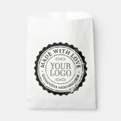 Stempel - UW TEKST & LOGO 3 Bedankzakje (Voorkant)