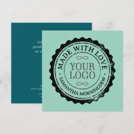 Stempel - UW TEKST & LOGO 3 Kaart