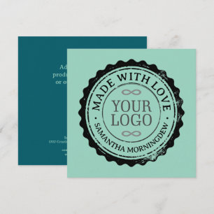 Stempel - UW TEKST & LOGO 3 Kaart