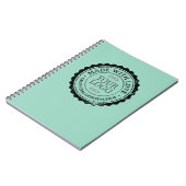 Stempel - UW TEKST & LOGO 3 Notitieboek (Linkerzijde)
