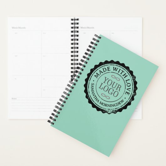 Stempel - UW TEKST & LOGO 3 Planner (Display)