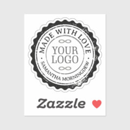 Stempel - UW TEKST & LOGO 3 Sticker
