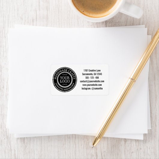 Stempel - UW TEKST & LOGO 4 Etiket (Insitu)
