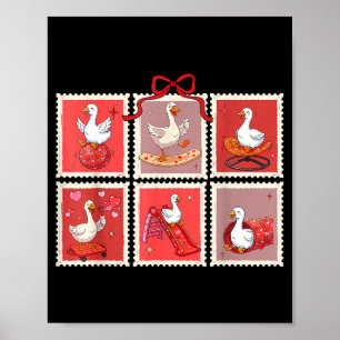 Stempel valentijnskaarten ergotherapie domme gans poster