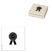 Stempel van de goedkeuring. (Gestempeld)