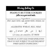 Stempel van de wet inzake voedingsmiddelen (Afrduk)