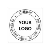 Stempel van het Adres van de douane met Logo of Fo (Afrduk)