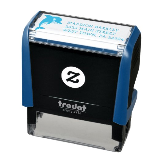 Stempel van het Dolphin Kind Cute Return (Product)