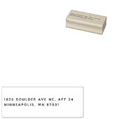 Stempel van het het Adres van de Terugkeer van het (Gestempeld)