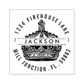 Stempel van het kroonadres van de  koning (Afrduk)