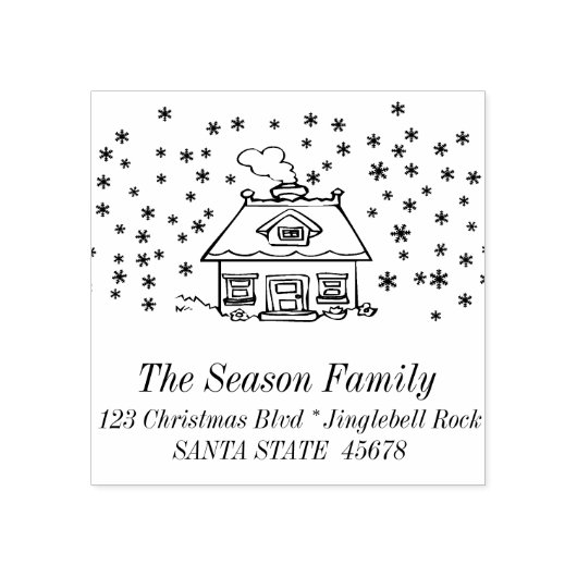 Stempel van het postadres van het pakhuis (Afrduk)