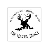 Stempel van het terugzendadres van Antlered Buck (Afrduk)