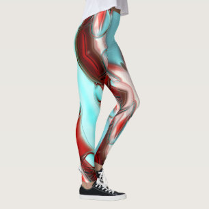 Stempel van kristallijnen over zandige bergtextuur leggings