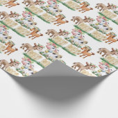 Stempel van kweekdieren cadeaupapier (Hoek)