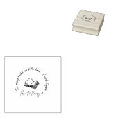 Stempel van persoonlijke bibliotheek (Gestempeld)