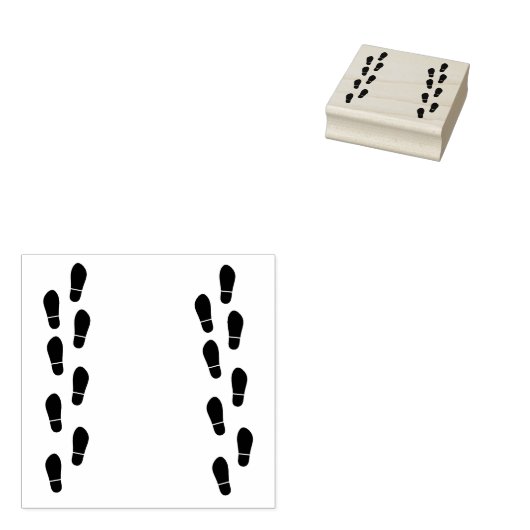 Stempel van rubber, schoendruk, schoendruk (Gestempeld)