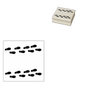 Stempel van rubber, schoendruk, schoendruk (Gestempeld)
