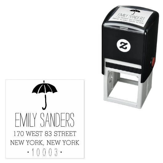 Stempel van Umbrella Return-adres (In situ)