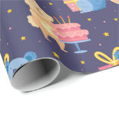 Stempel van zeedagdieren cadeaupapier (Rol Hoek)