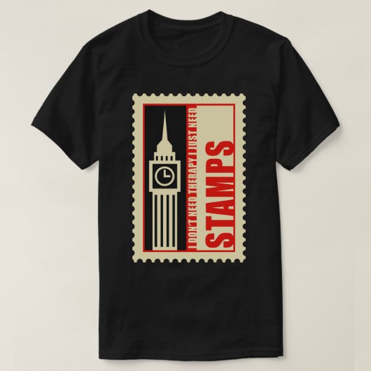 Stempel verzamelen 2 t-shirt (Design voorkant)