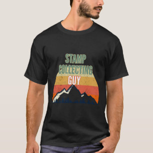 Stempel Verzamelen Gift for Men Stamp Collecting G T-shirt
