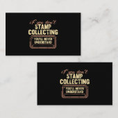 Stempel Verzamelen Grappige Stempel Verzamelaar Ph Visitekaartje (Voorkant / Achterkant)