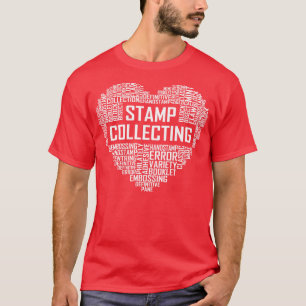 Stempel verzamelen hart t-shirt